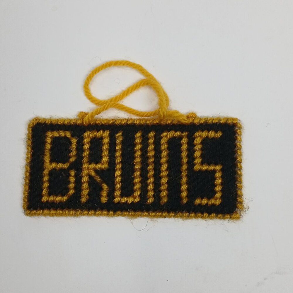 Boston Bruins Rectangle Christmas Ornament